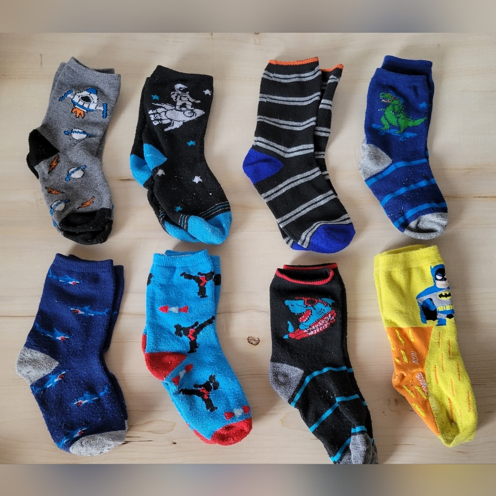 Toddler Socks - 8 pairs